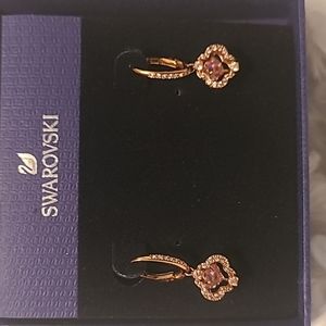 Swarovski Rose Gold Earrings